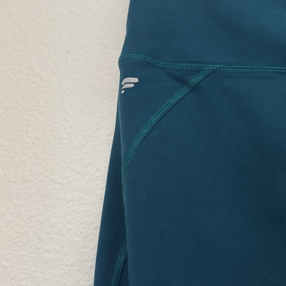 Fabletics Dark Teal Leggings - Picture 2 of 4